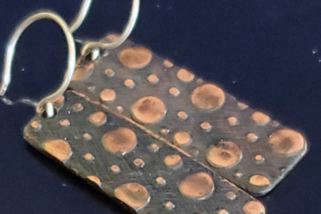copper earrings