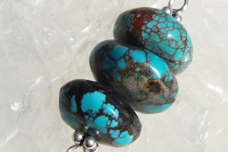 Genuine Hubei Turquoise Bar Necklace