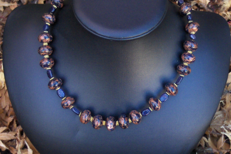 Gold-filled accents with Goldstone Necklace