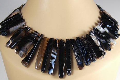 Stunning Agate Stick Necklace