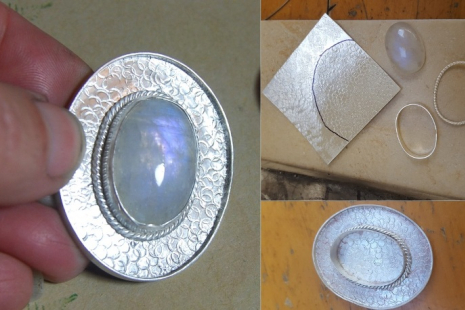 In Process Moonstone SS Pendant