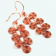 Copper Egyptian Coils Dangle Earrings