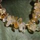 Citrine with Gold Strand Necklace Choker