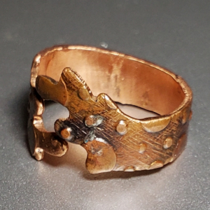 Heavy copper ring