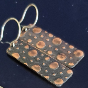 copper earrings