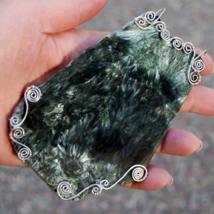 Seraphinite Slab Pendant